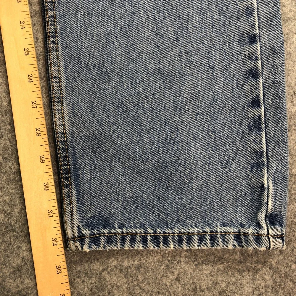 Levis 505 Mens Jeans 36x34 (fits 36x32) Relaxed Straight Leg Blue Medium Wash
